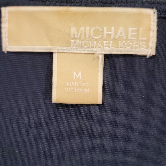 Michael Kors Dark Navy Blue Dress, with shoulder (belt) straps, Size Medium - Picture 2 of 12